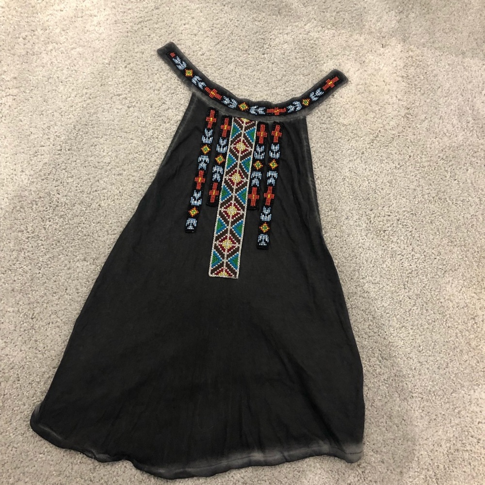 Halter top w open back
